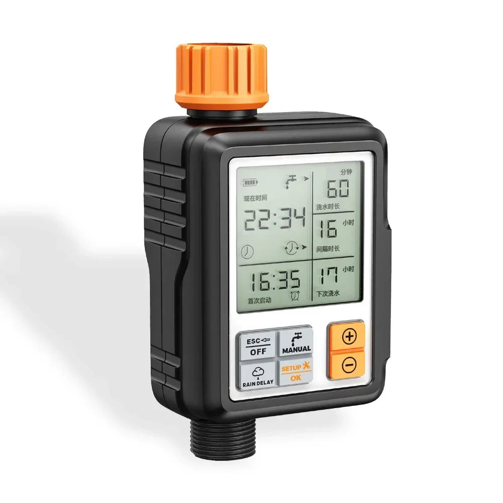 Automatic Watering Timer, Intelligent Watering Large Screen Automatic Flower Timing Lazy Watering Artifact