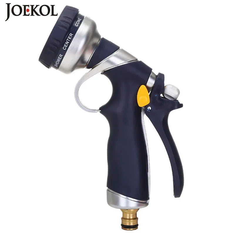 Zinc Alloy 8 Function Garden Water Sprayers For Watering Lawn Spray Water Nozzle Car Washing Cleaning Sprinkle Tools Water Gun