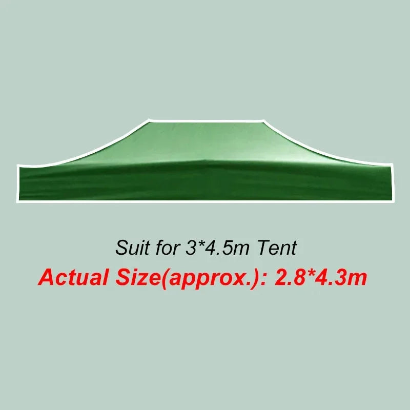 Tent Roof Oxford Cloth Shade Awning Tent Cover Garden Gazebo Waterproof UV Protect Cover Outdoor Sun Shelter Replace Cloth