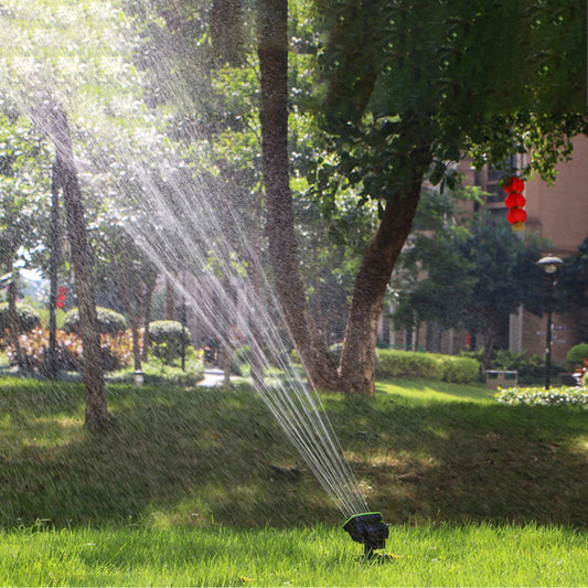 16 Holes 180° Rotating Garden Lawn Sprinkler Irrigation Watering Sprayer System Large Coverage Outdoor Gardening Patio Courtyard