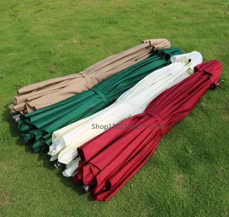 6/8 Ribs Umbrella Replacement Canopy 2/2.7/3m UV Protection Waterproof Sunshade Parasol Top Cover for Garden Patio Beach
