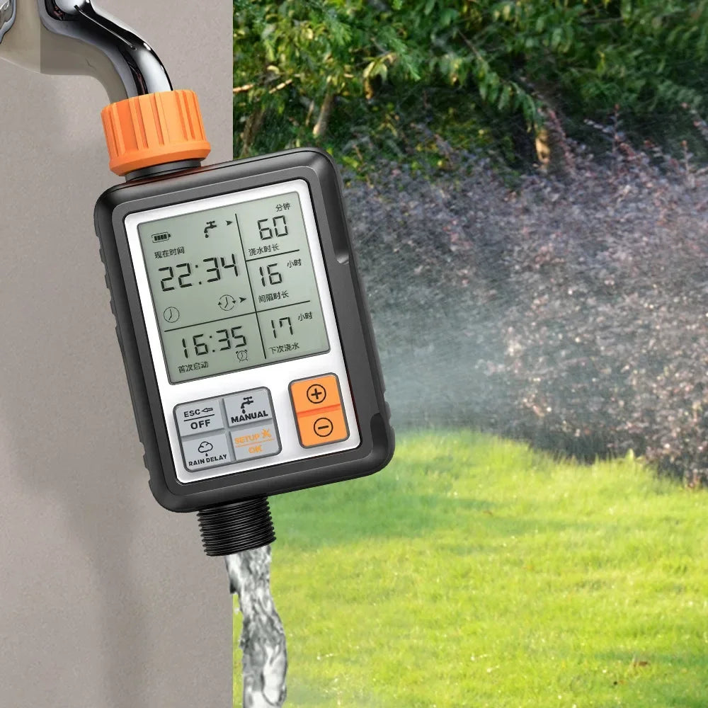 Automatic Watering Timer, Intelligent Watering Large Screen Automatic  Flower Timing Lazy Watering Artifact