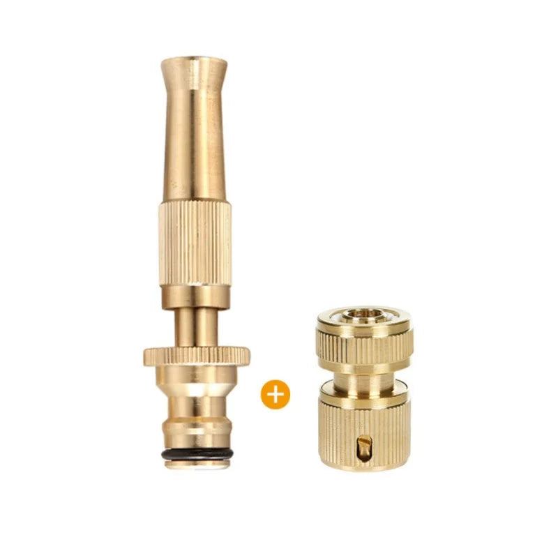 Spray Nozzle Water Gun High Pressure Direct Spray Sprinkler Quick Connector Hose Adjustable Pressure Washer Garden Sprinkler