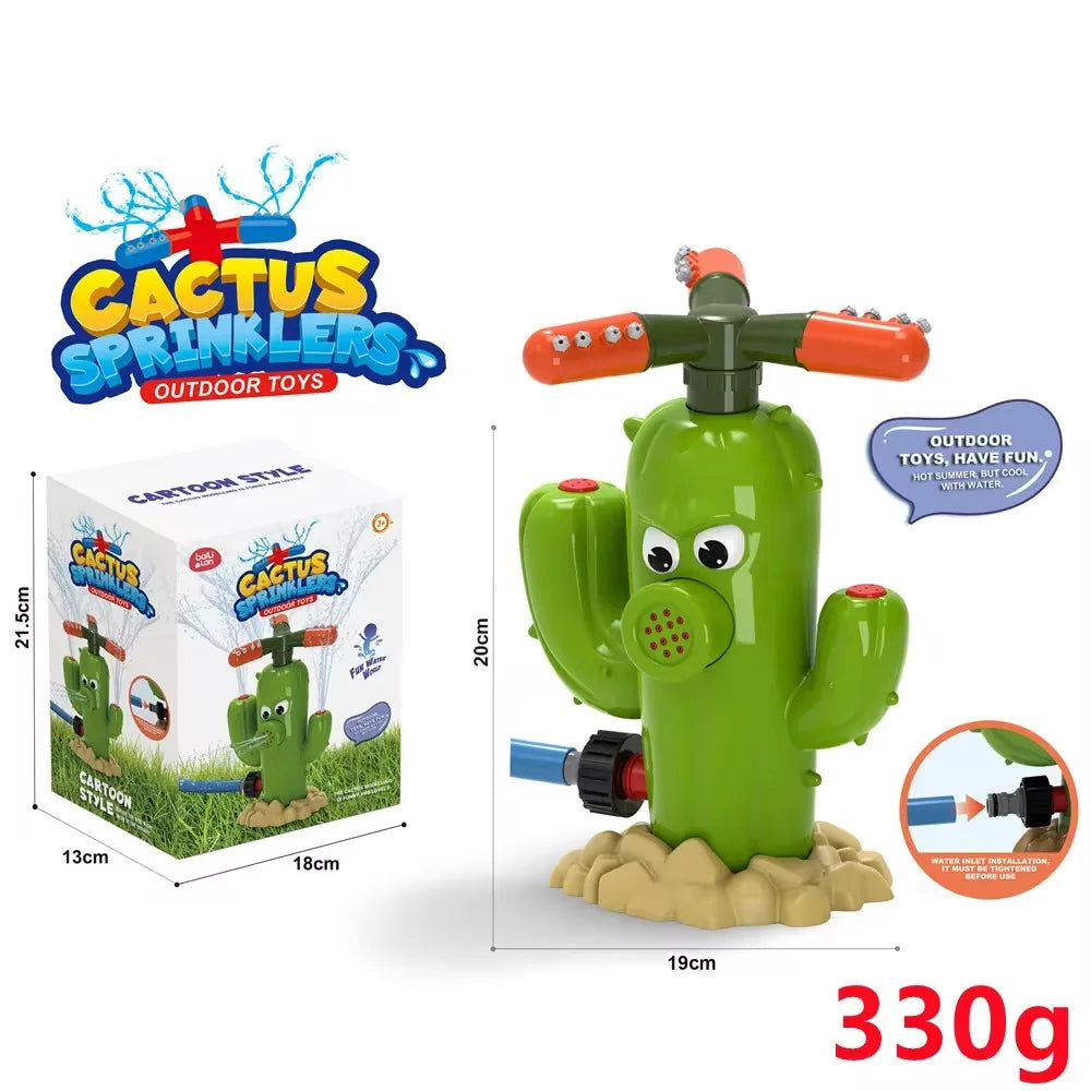 Hydrant Sprinkler Outdoor Water Spray Toy Backyard Garden Water Toys Summer Yard Cartoon Splash Sprinkler Baby Bath Toy for Kids