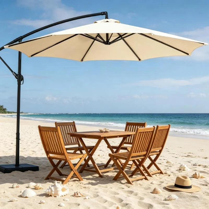 6/8 Ribs Umbrella Replacement Canopy 2/2.7/3m UV Protection Waterproof Sunshade Parasol Top Cover for Garden Patio Beach