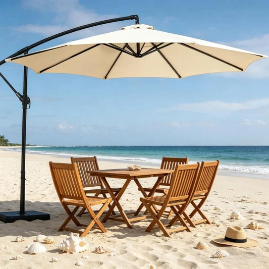 6/8 Ribs Umbrella Replacement Canopy 2/2.7/3m UV Protection Waterproof Sunshade Parasol Top Cover for Garden Patio Beach