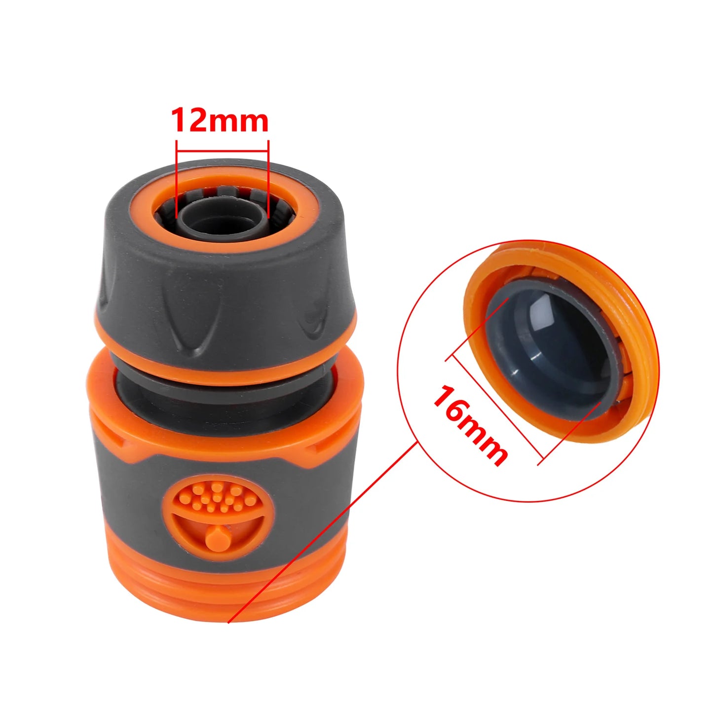 Garden Foam Water Gun 8 Modes High-Pressure Car Wash Sprinkler Adjustable Irrigation Watering Nozzle 1/2'' Pipe Quick Connector