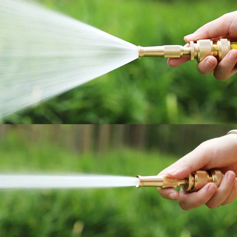 Spray Nozzle Water Gun High Pressure Direct Spray Sprinkler Quick Connector Hose Adjustable Pressure Washer Garden Sprinkler